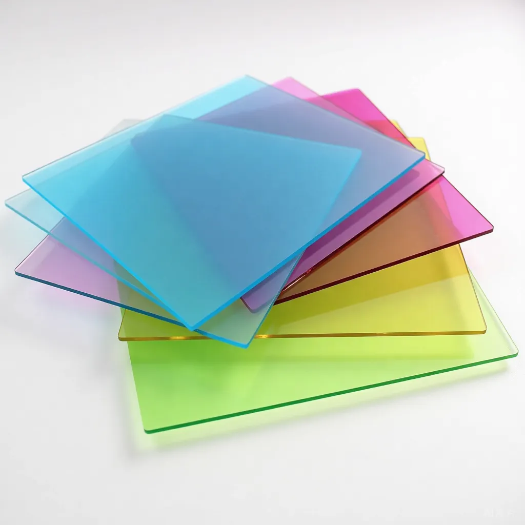 High light transmittance PMMA 